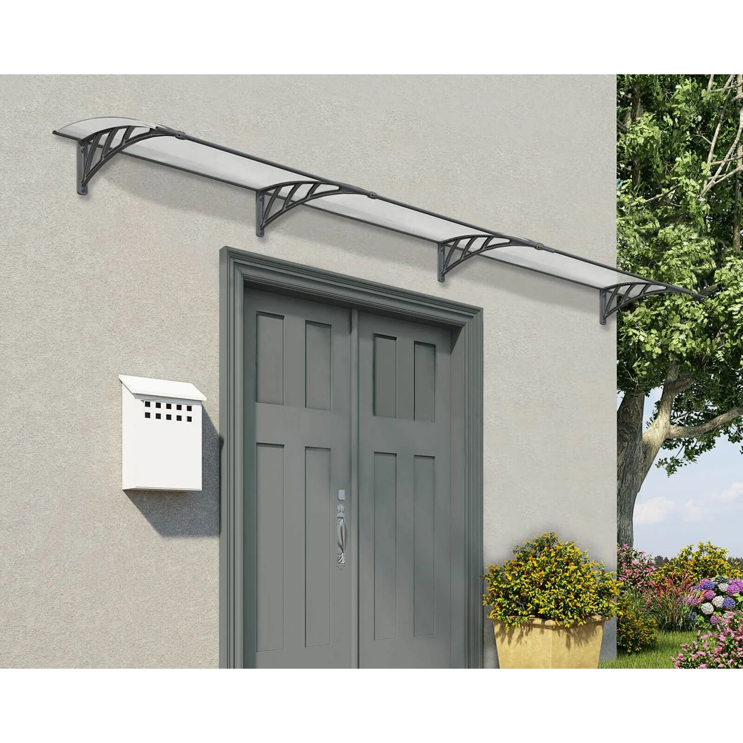 Palram - Canopia Canopy Neo 4050 Grey Twinwall - Image 2