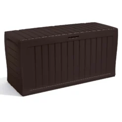Keter Marvel Plus Outdoor Garden Storage Box 270L - Brown