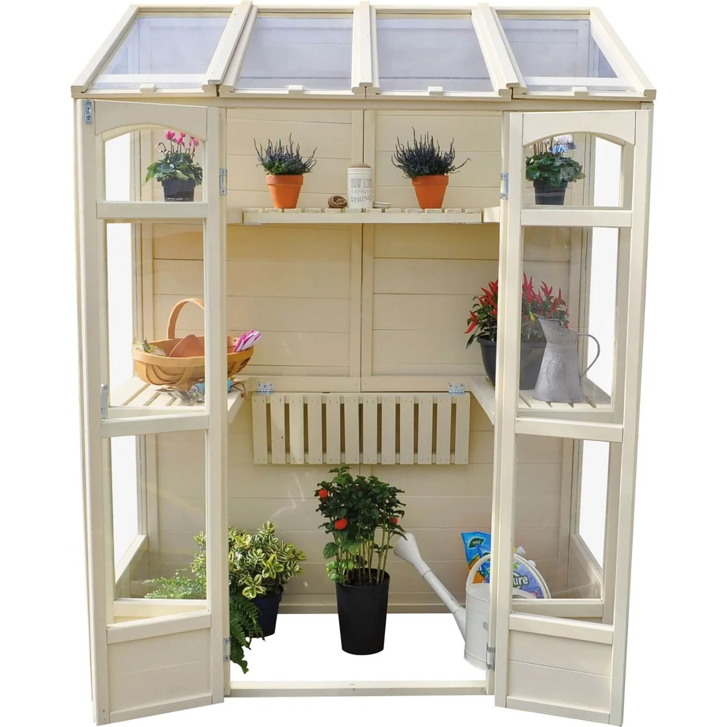 Victorian Tall Wall Greenhouse - Image 2