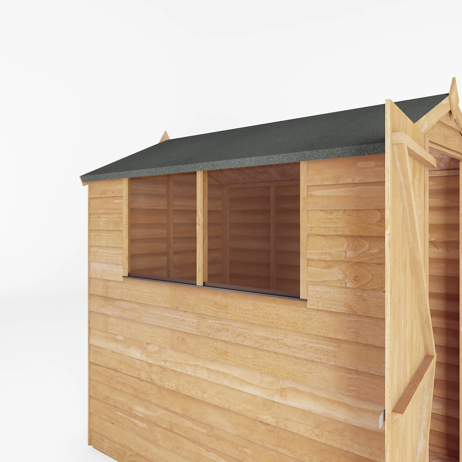 Mercia 6x4ft Overlap Apex Shed - Image 5