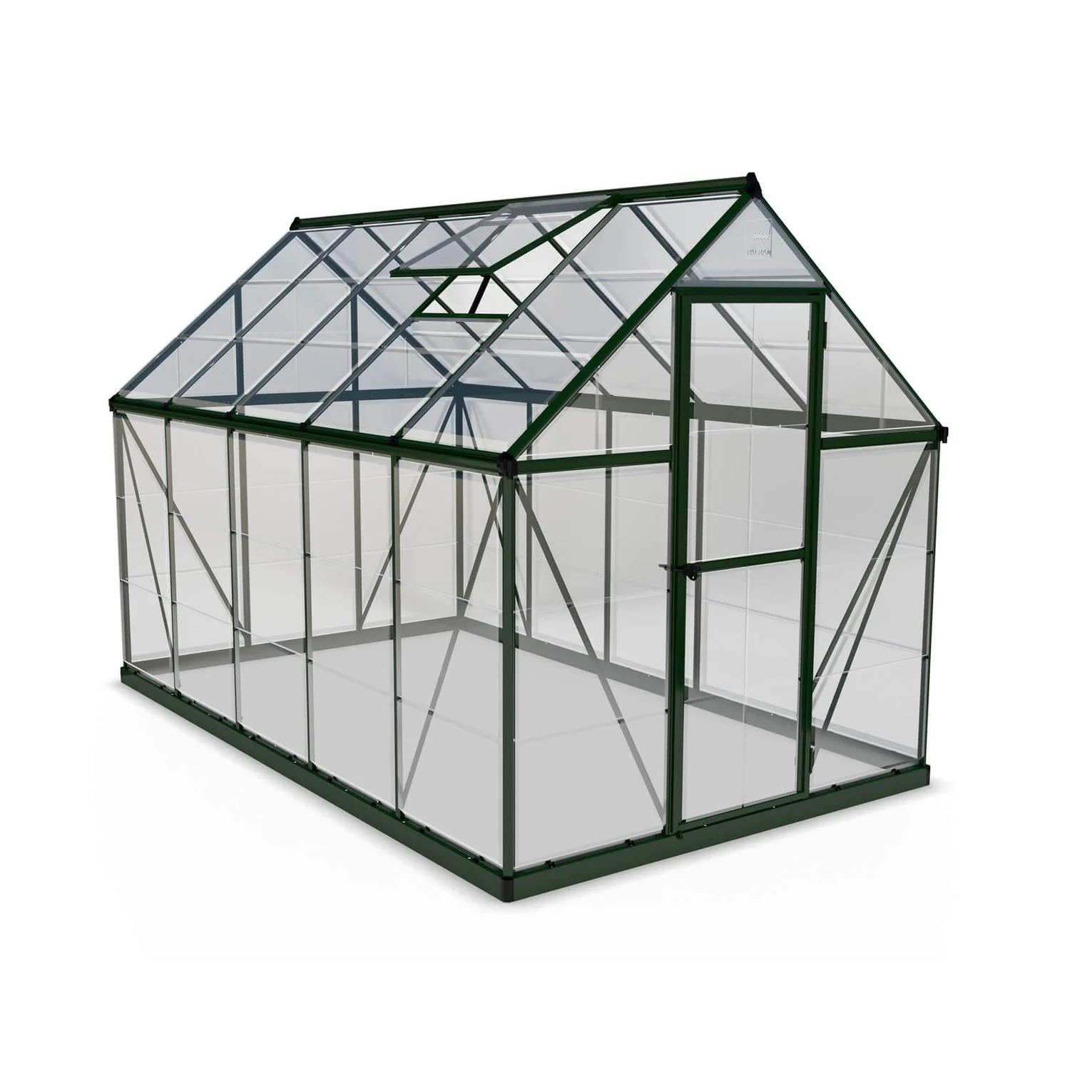 Palram 6 X 10ft Canopia Harmony Greenhouse - Green - Image 3