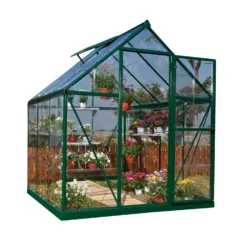 Palram 6 X 6ft Canopia Harmony Greenhouse - Green