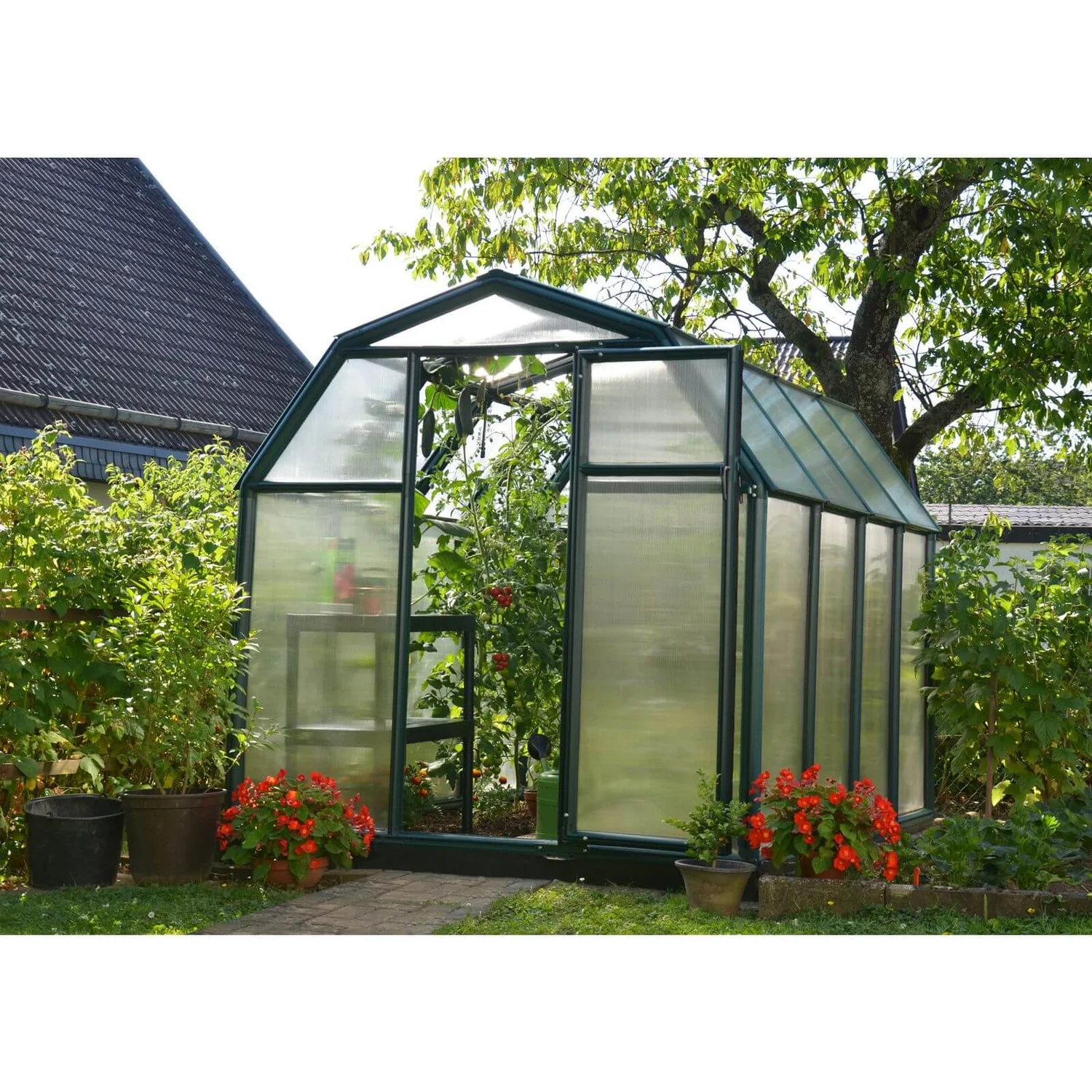 Palram 6 X 8ft Canopia Eco Grow Greenhouse - Green - Image 4