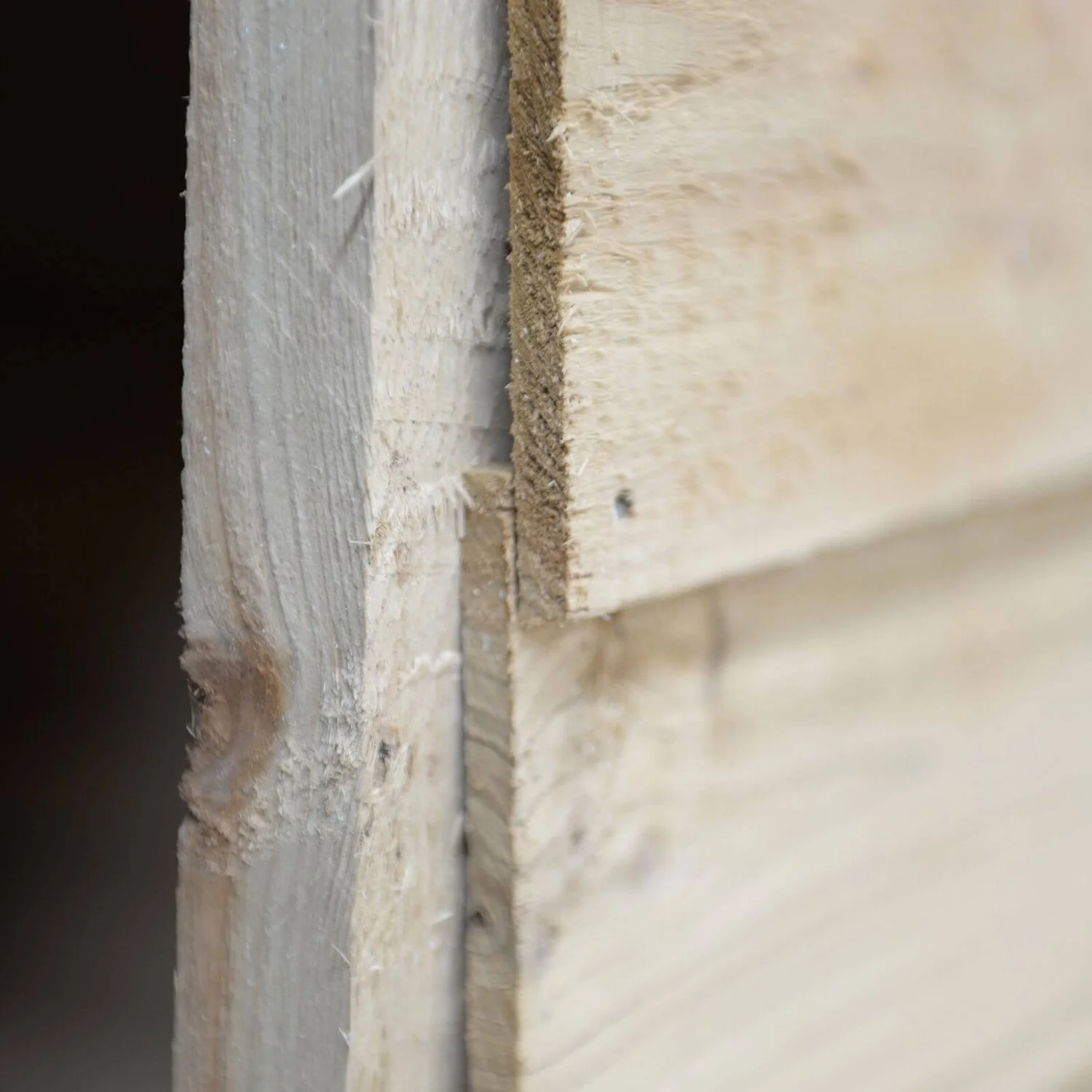 10x6ft Forest Natural Timber Overlap Pent Pressure Treated Wooden Shed - Image 9