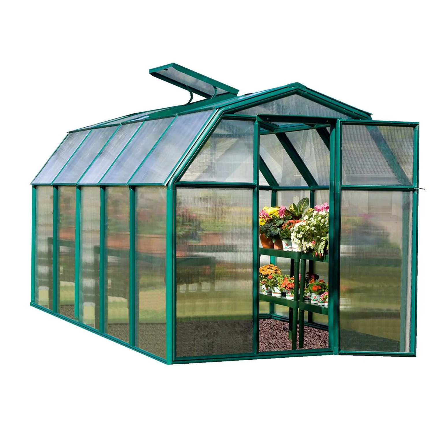 Palram 6 X 10ft Canopia Eco Grow Greenhouse - Green