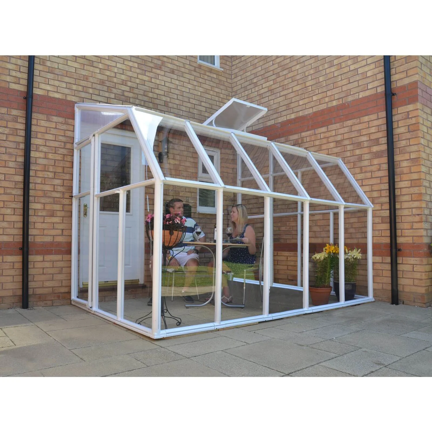 Palram 6 X 10 Ft Canopia Clear Sun Room - Image 3