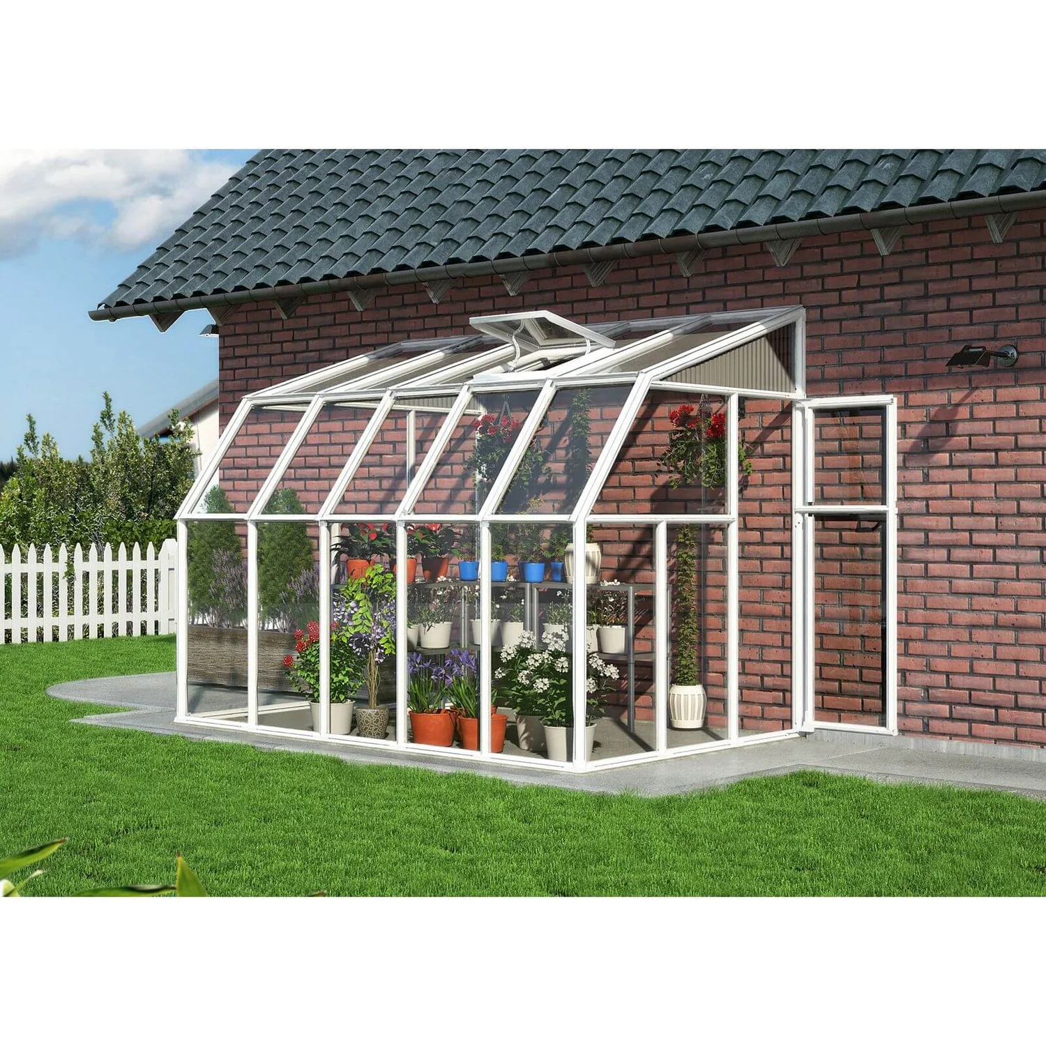 Palram 6 X 10 Ft Canopia Clear Sun Room - Image 2