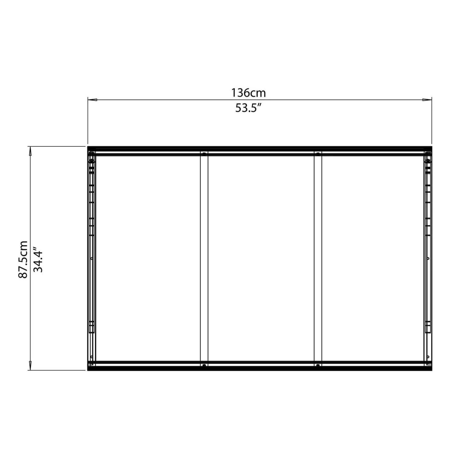 Palram - Canopia Canopy Venus 1350 Clear - Image 9