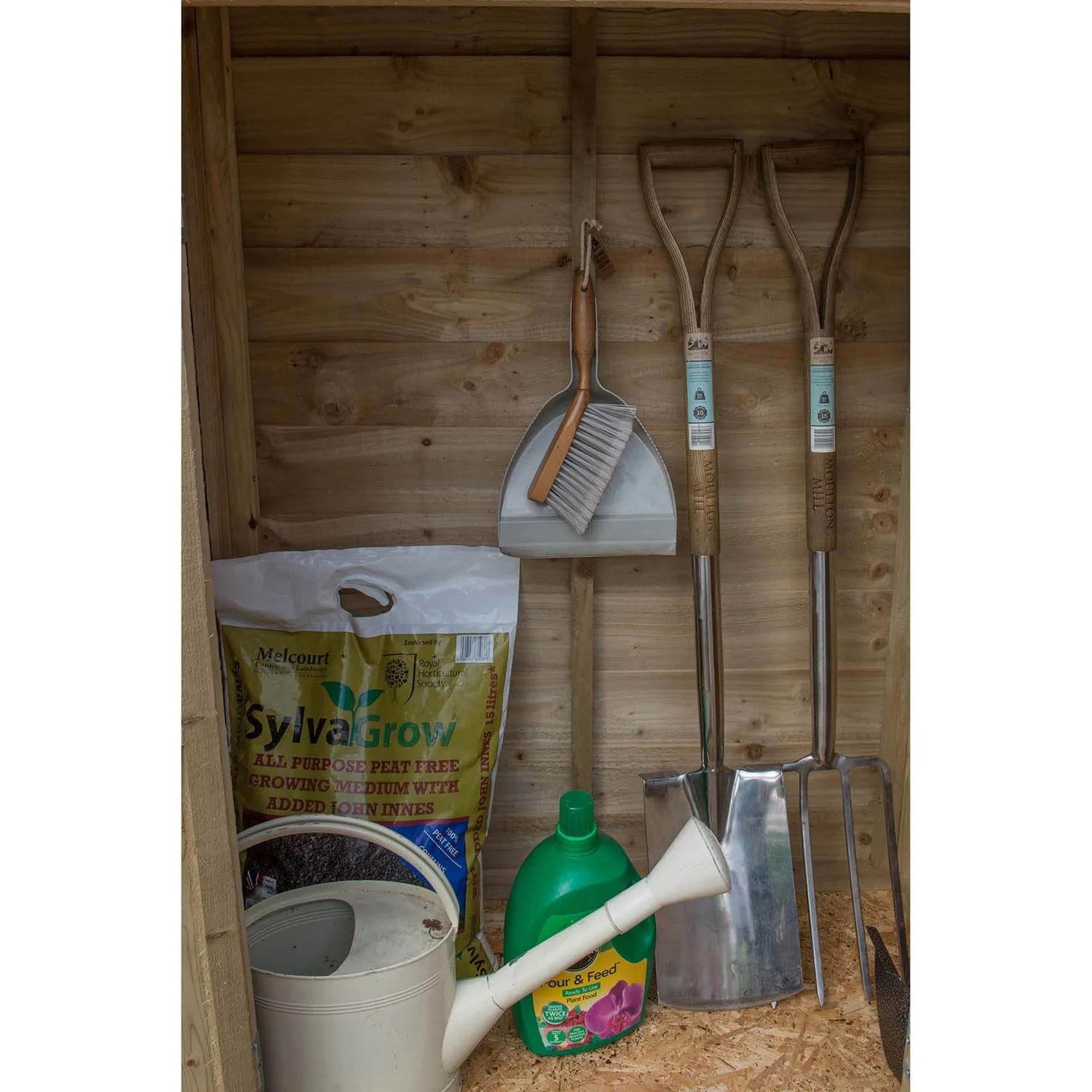 Forest (Installation Included) Wooden Pentagonal Garden Store - Image 5