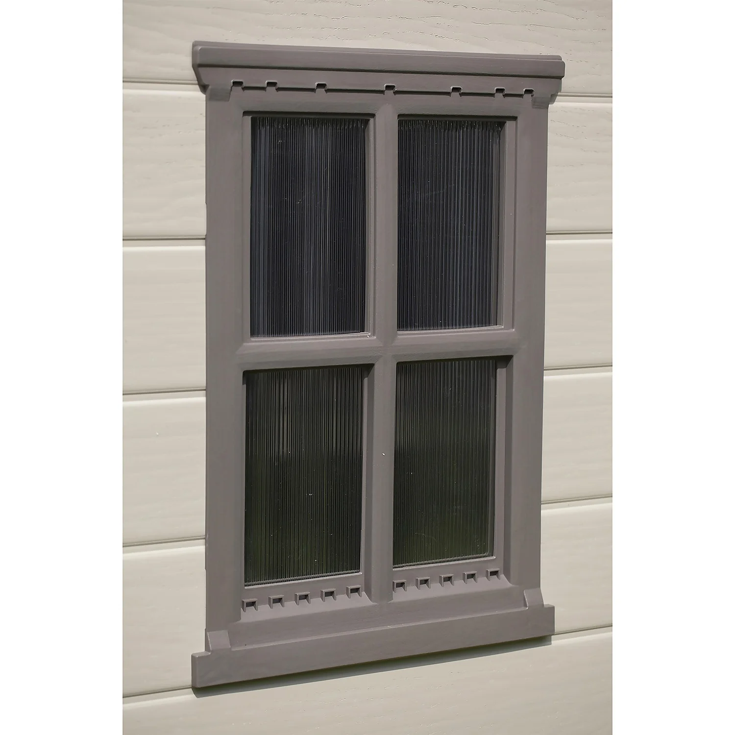 Keter Factor 8 X 11ft Outdoor Garden Apex Storage Shed - Beige/Brown - Image 8