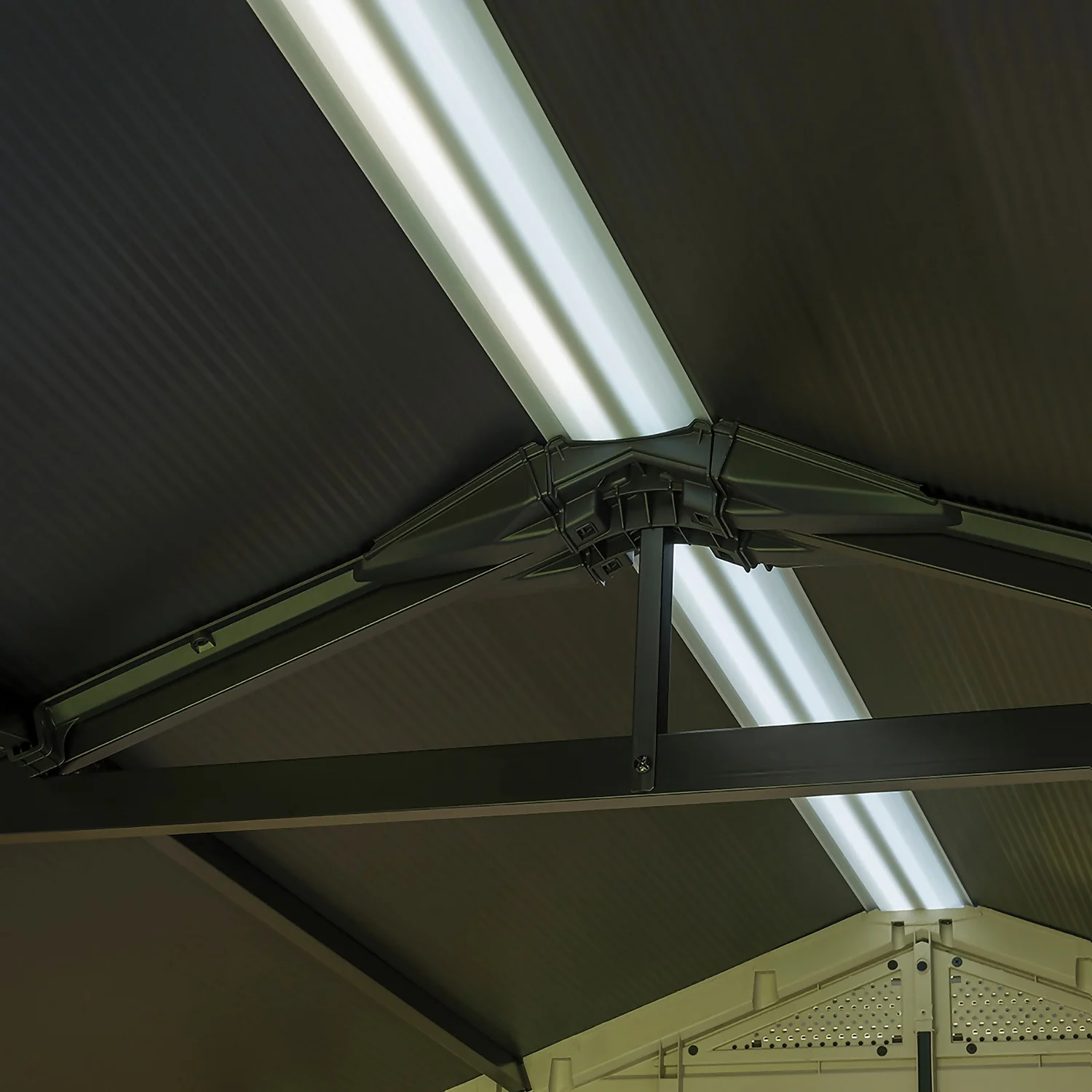 Keter Factor 8 X 11ft Outdoor Garden Apex Storage Shed - Beige/Brown - Image 9