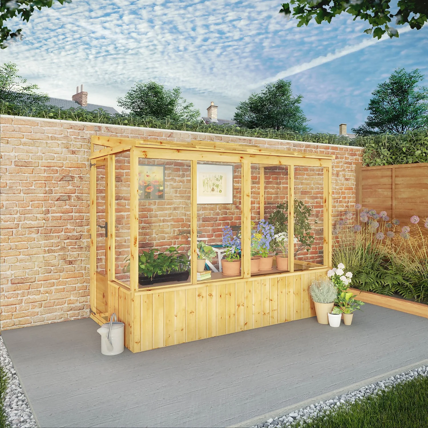 Mercia 8 X 4ft Lean To Greenhouse - Image 3