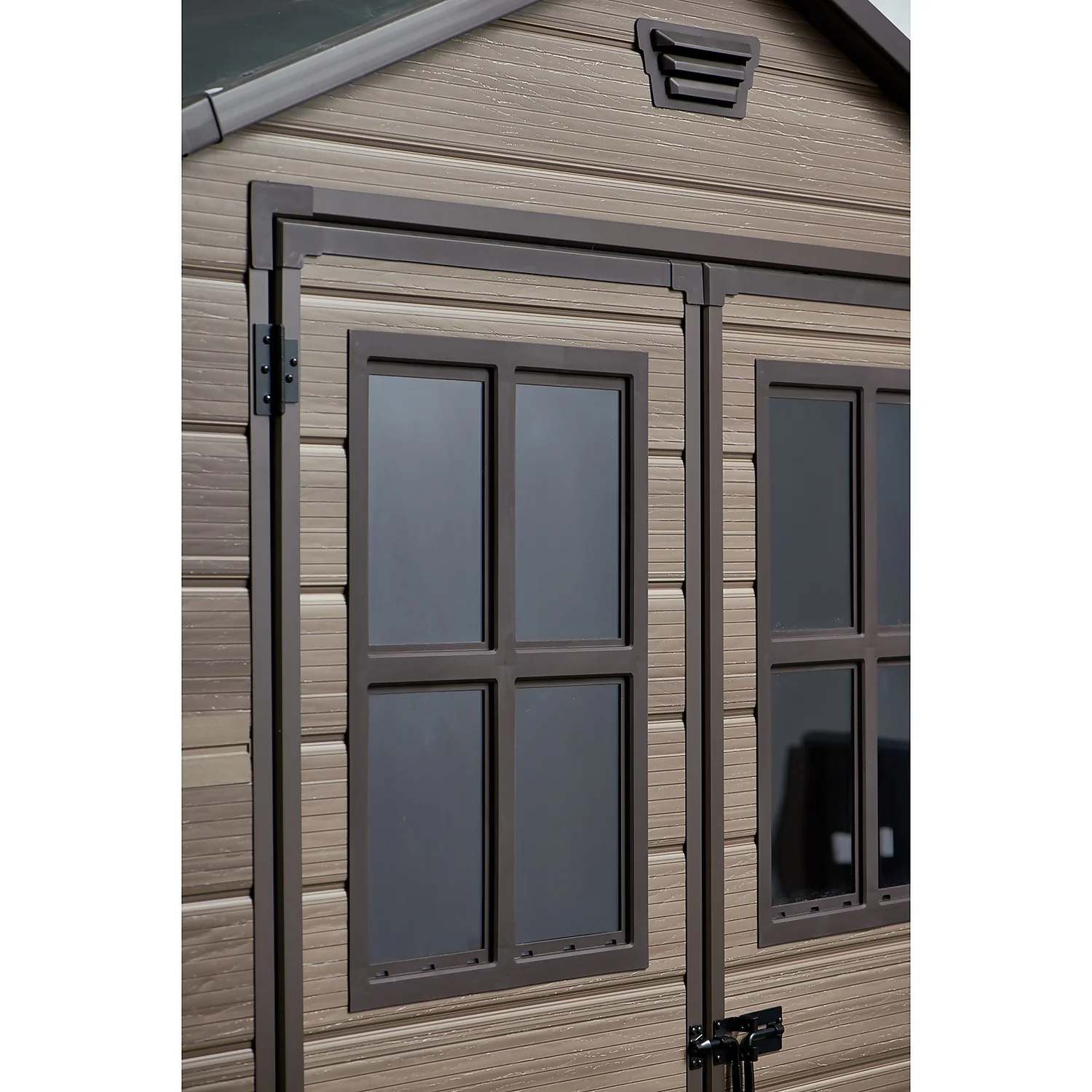 Keter Scala 6 X 8ft Outdoor Garden Apex Storage Shed - Brown - Image 7