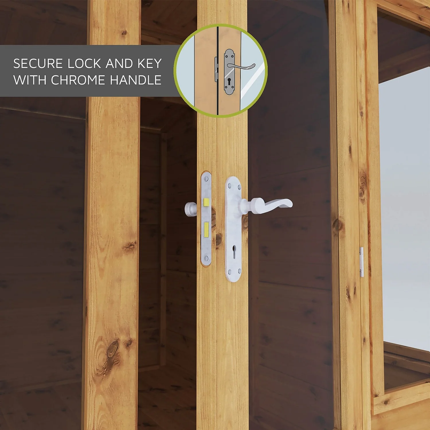 Mercia 12 X 8ft Garden Room With Side Shed - Incl. Installation - Image 6