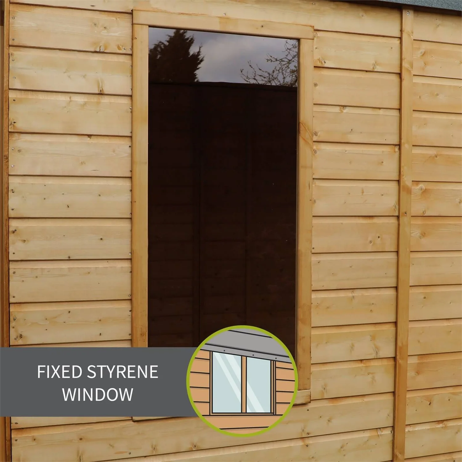 Mercia 11 X 7ft Summerhouse With Side Shed - Installation Included - Image 7