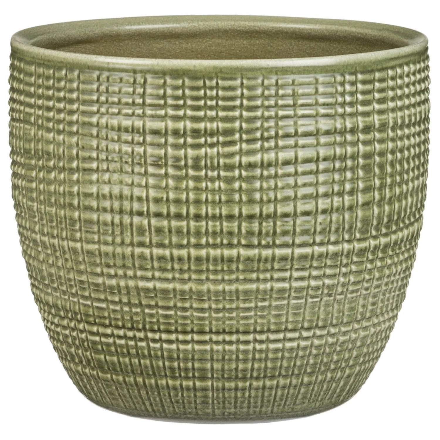 Mint Green Plant Pot - 12cm