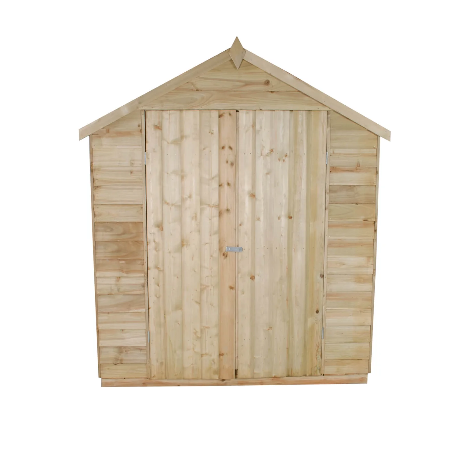 Forest 10 X 6ft Overlap Pressure Treated Double Door Apex Shed - Image 2