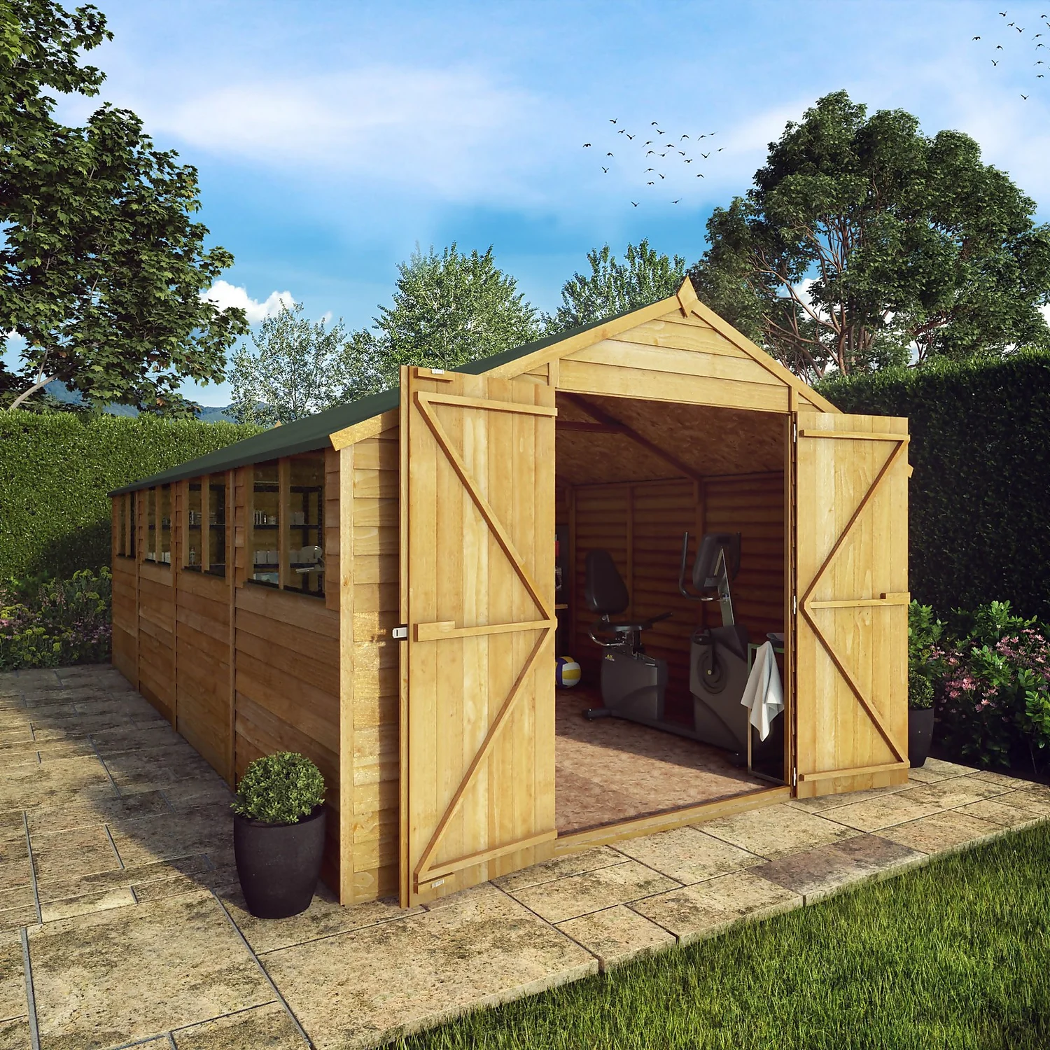 Mercia 20 X 10ft Overlap Apex Shed - Incl. Installation - Image 2