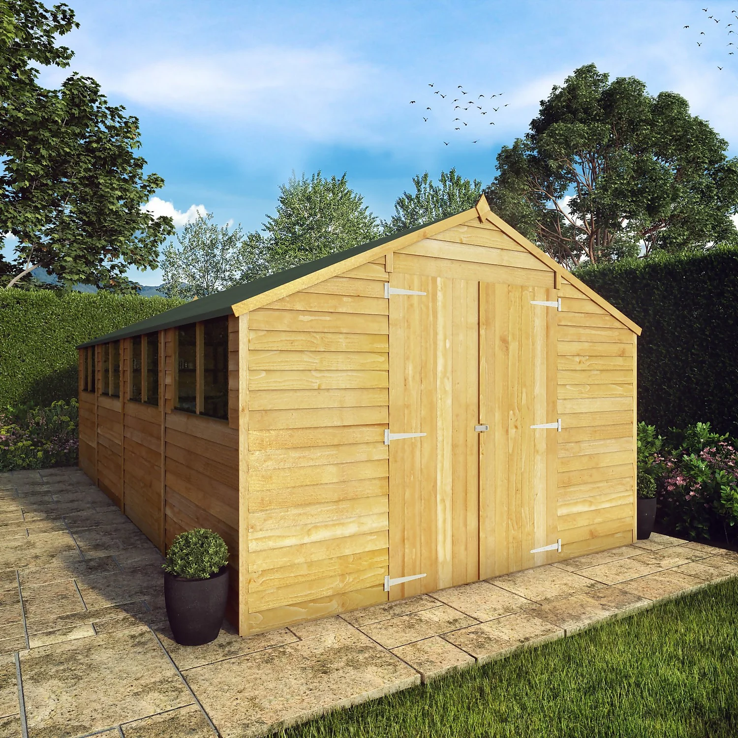 Mercia 20 X 10ft Overlap Apex Shed - Incl. Installation - Image 3