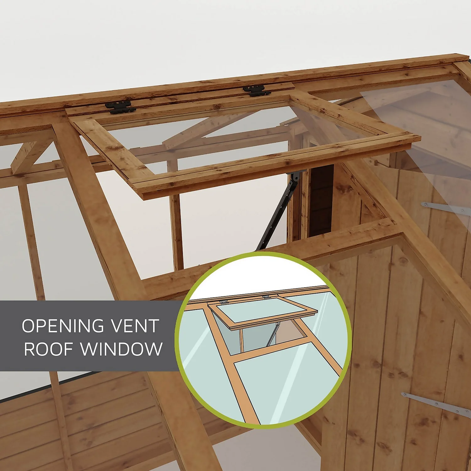 Mercia 10 X 6ft Traditional Apex Greenhouse Combi - Installation Included - Image 8