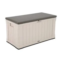 Lifetime Outdoor Plastic Garden Storage Box - 439 Litres