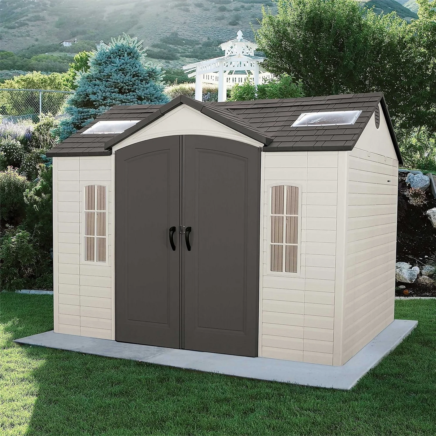 Lifetime 10 X 8ft Outdoor Storage Shed - Image 2