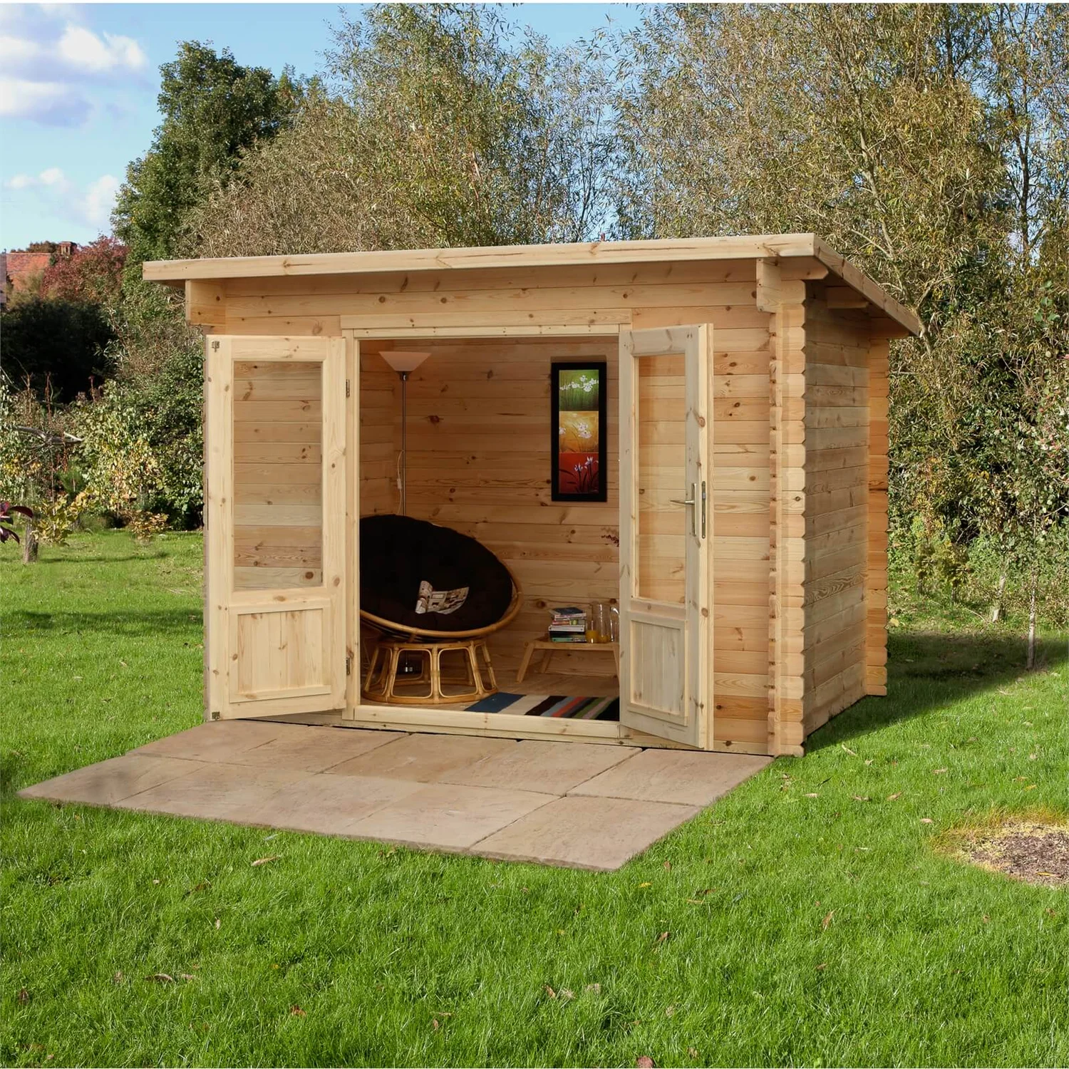 Forest Harwood 3.0m X 2.0m Log Cabin 24kg Felt No Underlay - Installation Included - Image 2