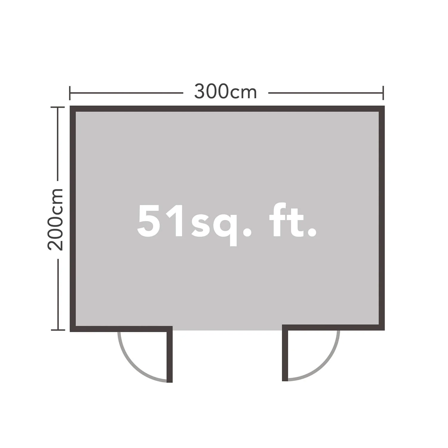 Forest Harwood 3.0m X 2.0m Log Cabin 24kg Felt No Underlay - Installation Included - Image 6