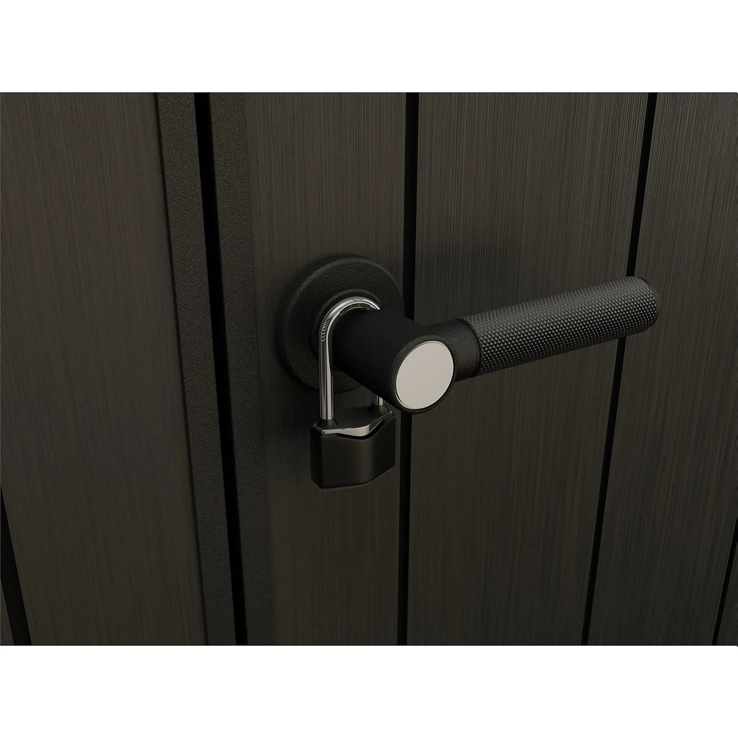 Keter Newton 7.5 X 9ft Outdoor Plastic Garden Storage Shed - Brown - Image 5