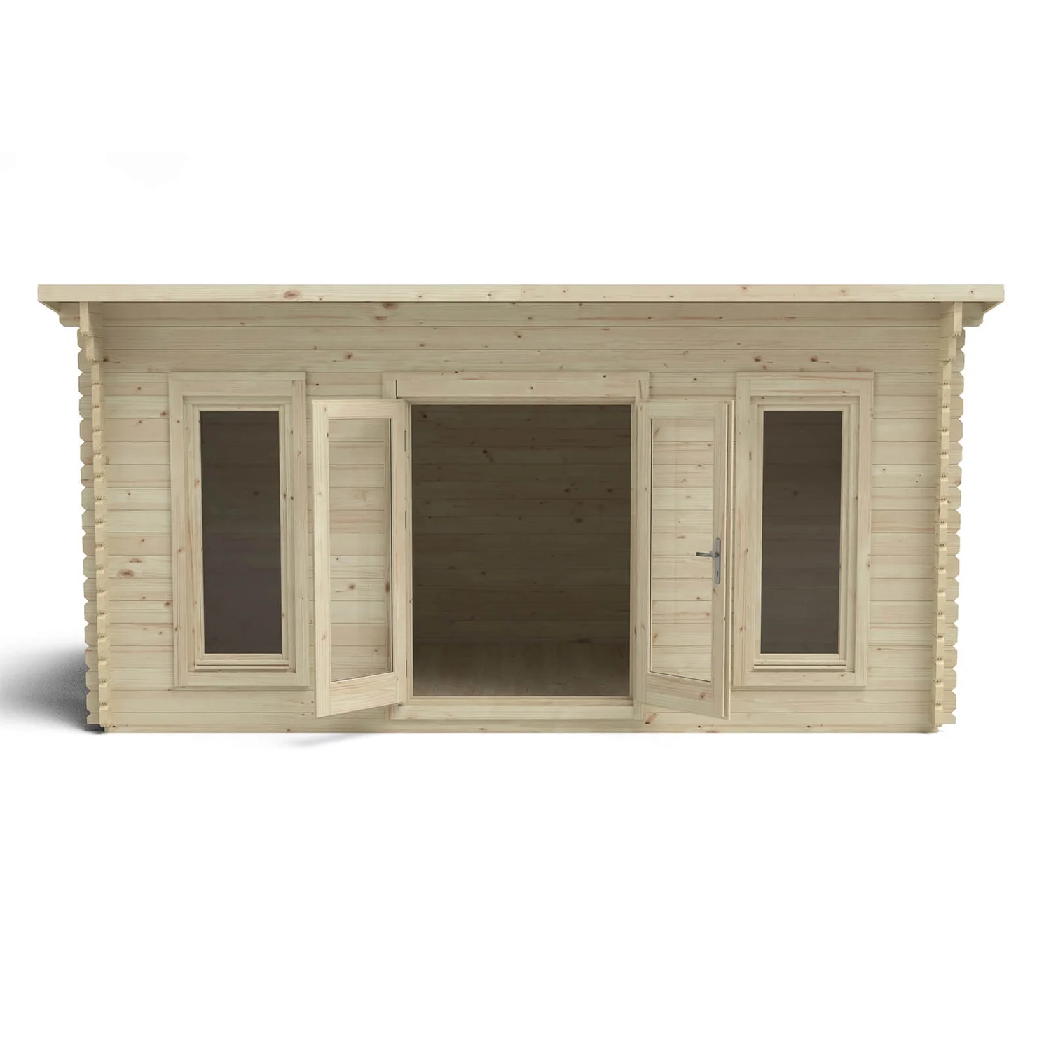 Forest Elmley 5.0m X 3.0m Log Cabin Double Glazed 24kg Polyester Felt, Plus Underlay - Installation Included - Image 3