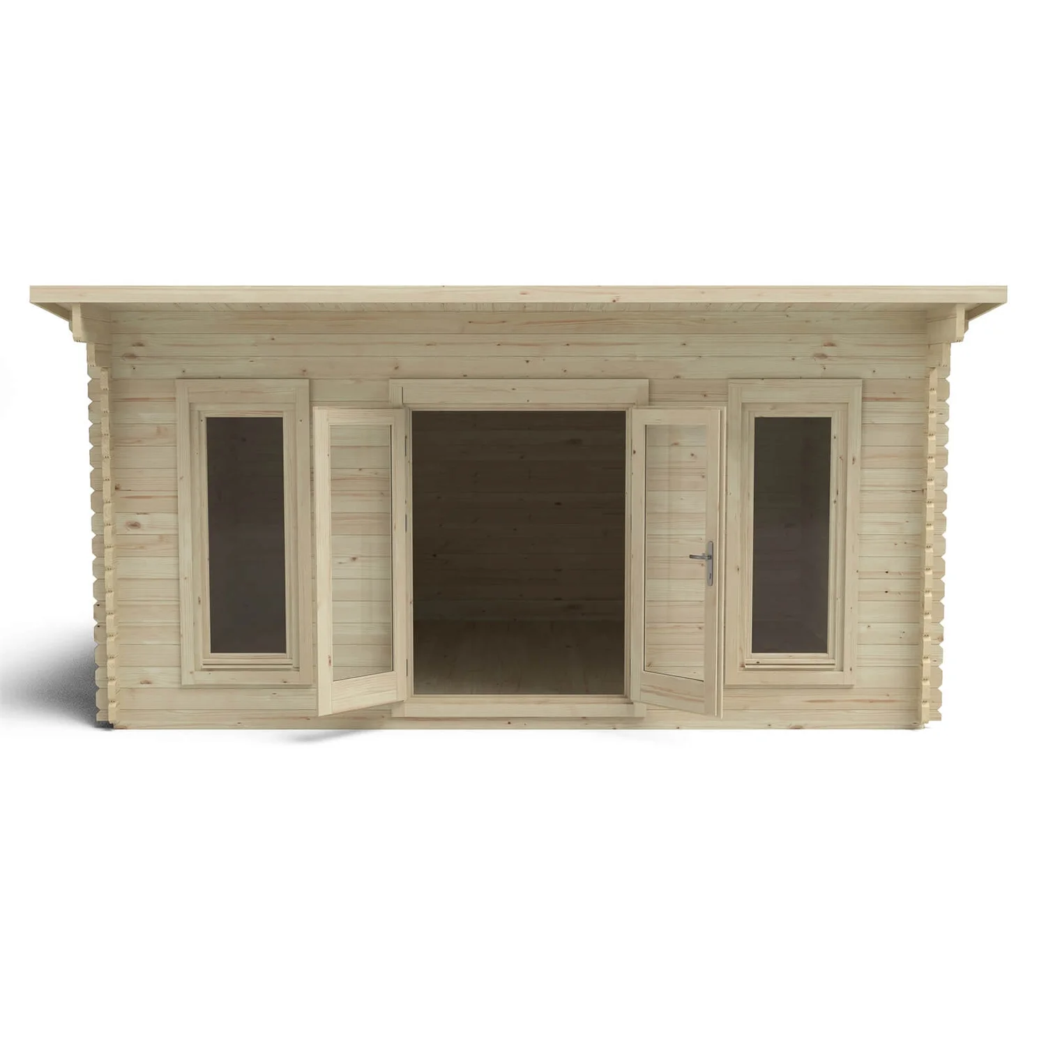 Forest Mendip 5.0m X 4.0m Log Cabin Double Glazed, 24kg Polyester Felt, No Underlay - Installation Included - Image 3
