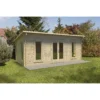 Forest Arley 6m X 3m Cabin Double Glazed 34kg Polyester Felt, Plus Underlay - Installation Included