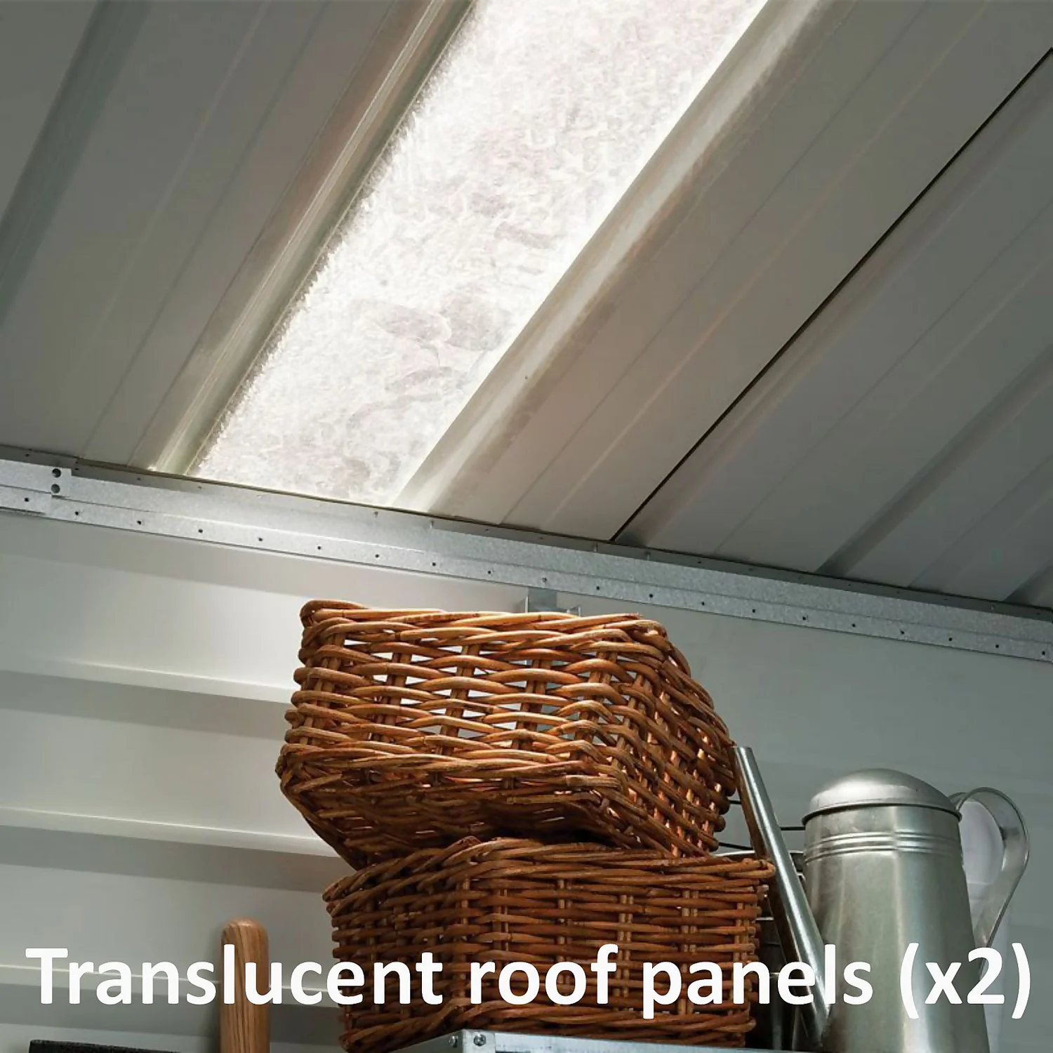 Yardmaster 8x6ft Shiplap Metal Shed - Image 3