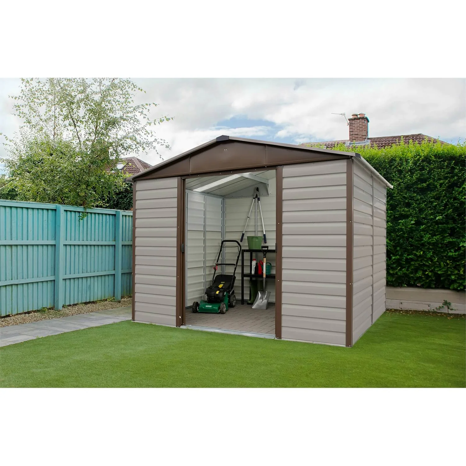 Yardmaster 10x8ft Shiplap Metal Shed - Image 2