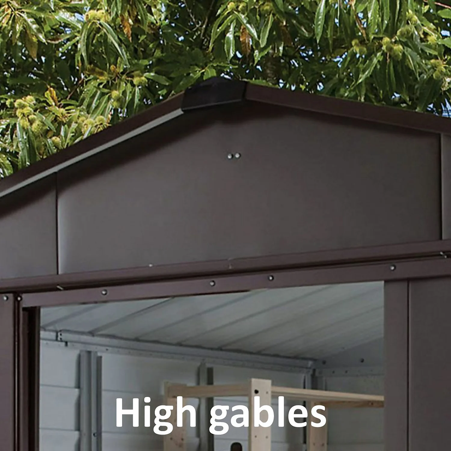 Yardmaster 10x12ft Shiplap Metal Shed - Image 4