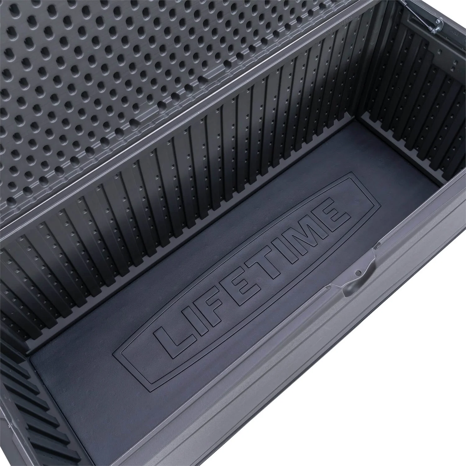 Lifetime Heavy Duty 492L Outdoor Deck Box - Carbonized Gray - Image 2