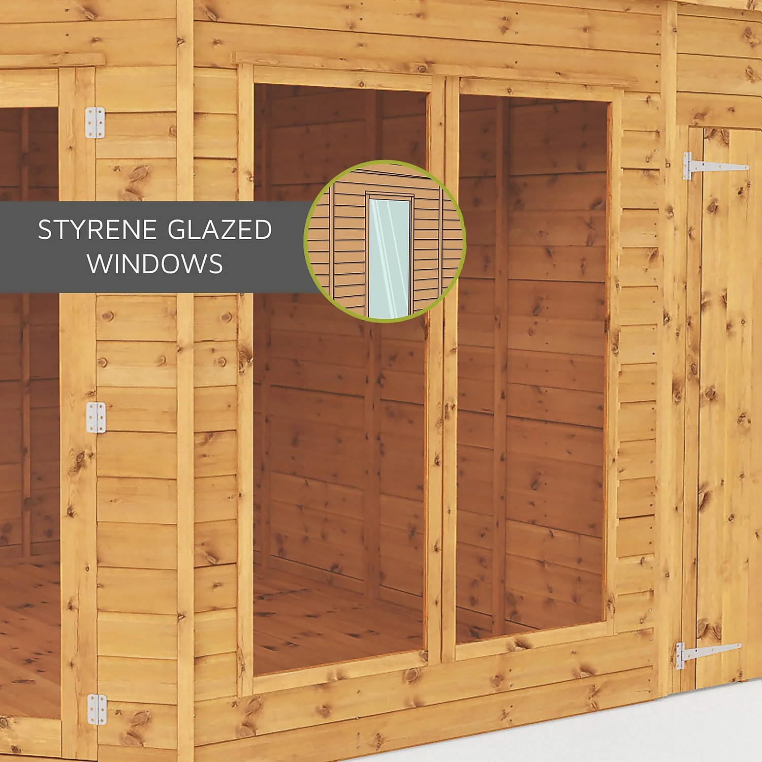 Mercia 7x5ft Traditional Summerhouse - Image 9