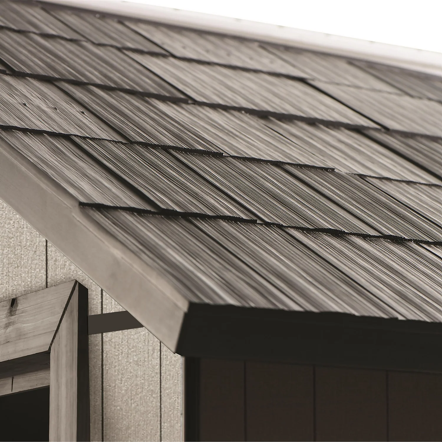 Keter Oakland 11 X 7.5ft Outdoor Garden Apex Storage Shed - Grey - Image 6