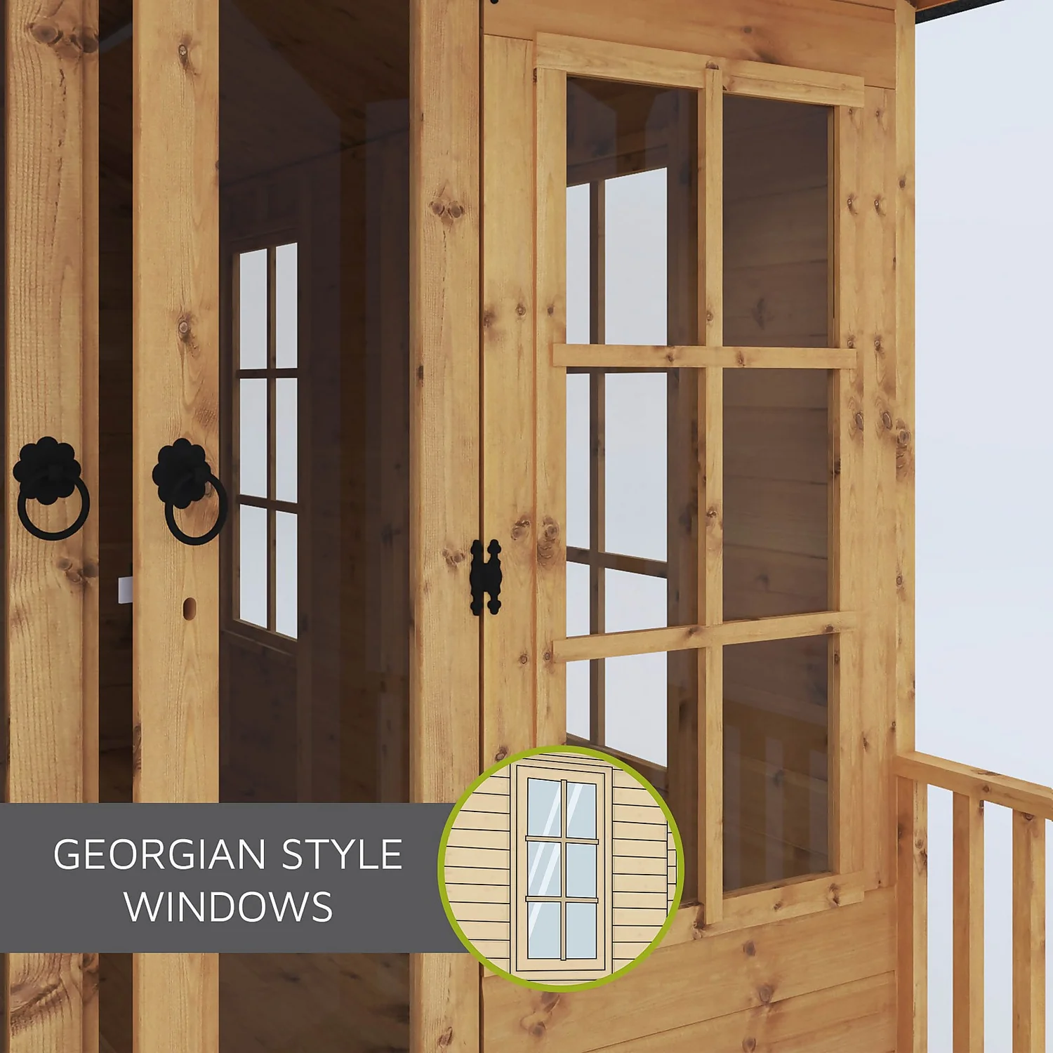 Country Living Tuxford 8 X 8ft Premium Traditional Summerhouse Painted + Installation - Thorpe Towers - Image 4