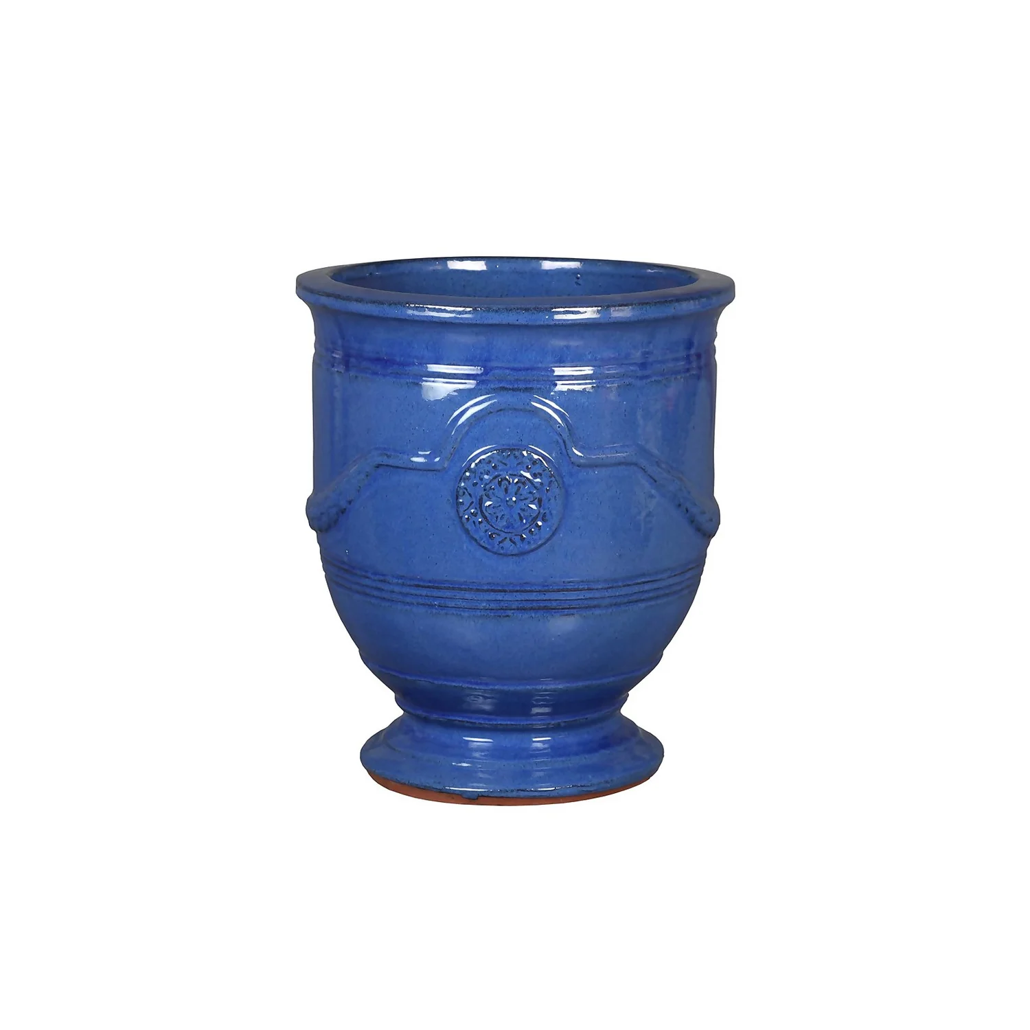 Regent Glazed Urn Planter - 39cm - Image 2