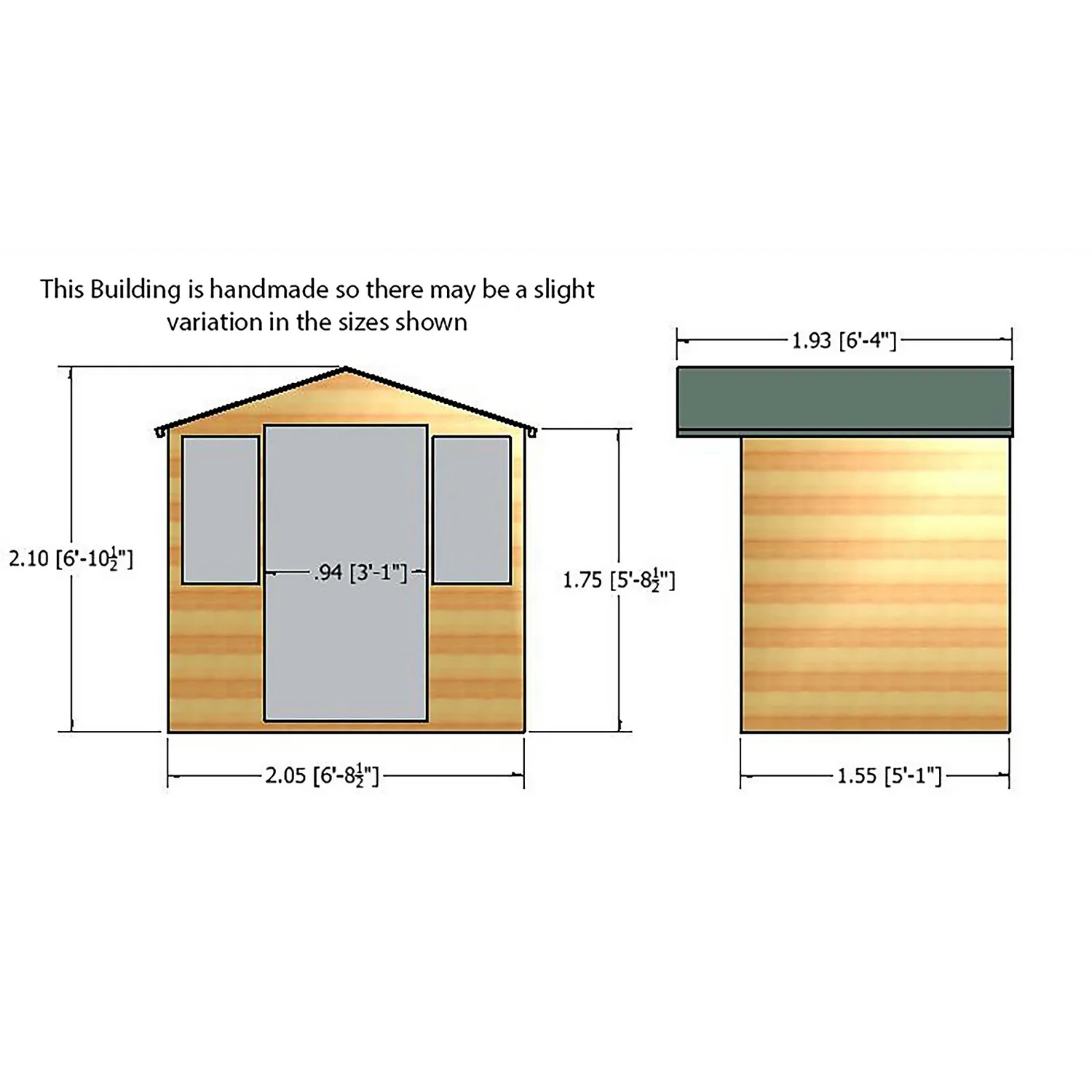 Shire Haddon Summerhouse - 7 X 5ft - Image 10
