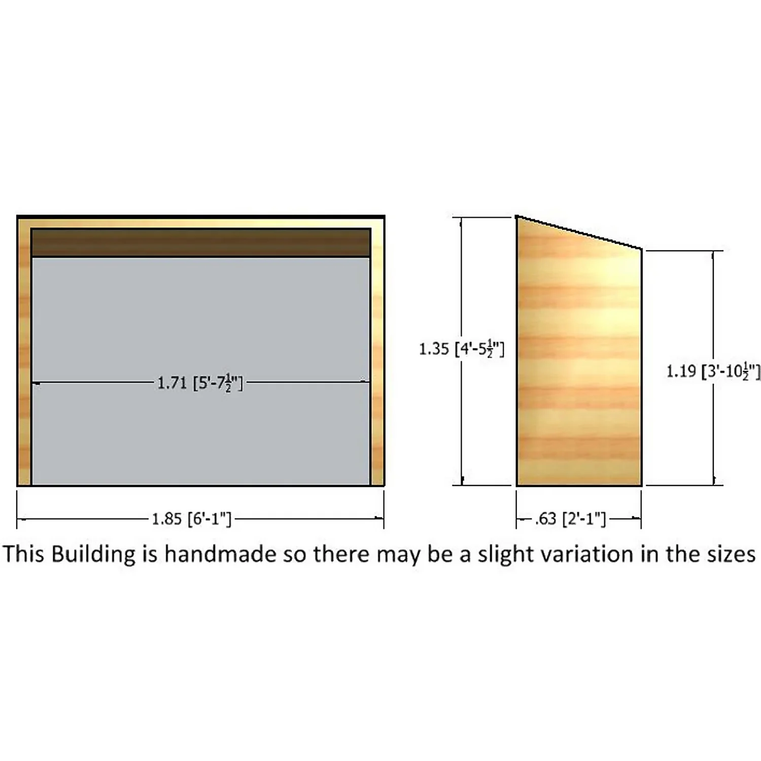 Shire Pent Shiplap Bike Store 6x3ft - Image 4