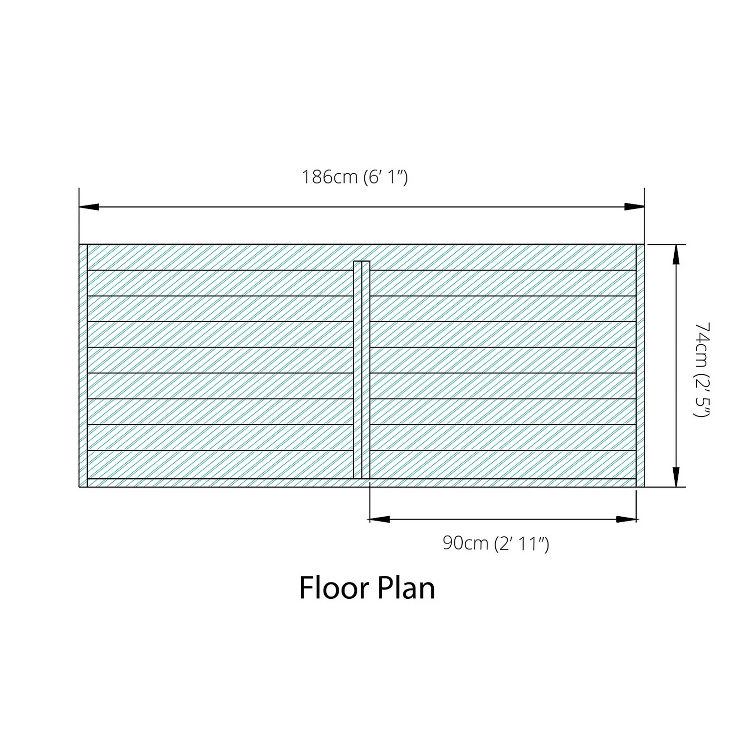 Mercia (Installation Included) Double Log Store - Image 10