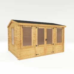 Mercia 4 X 3m 19mm Reverse Log Cabin (Installed)