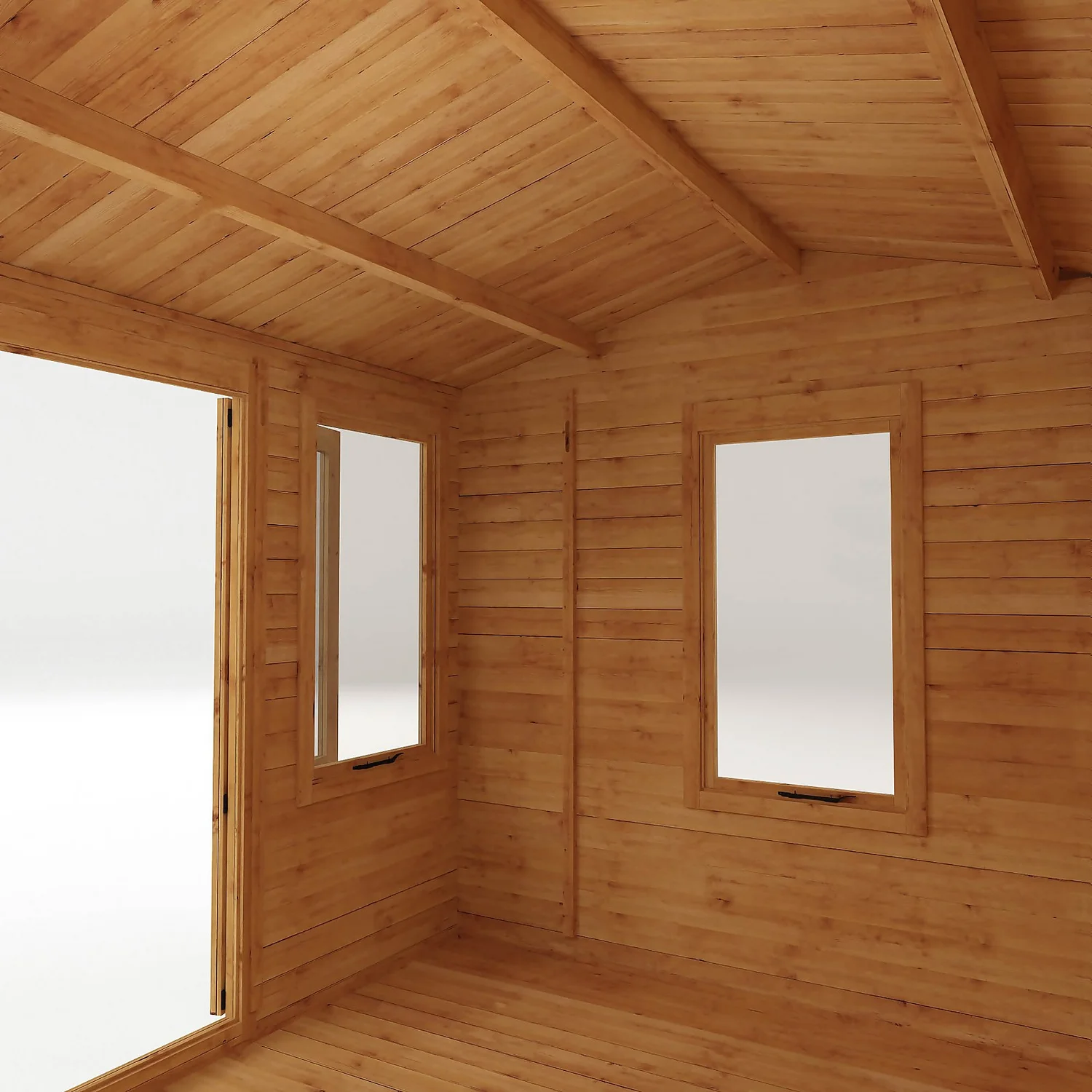 Mercia 4 X 3m 19mm Reverse Log Cabin (Installed) - Image 4