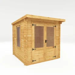 Mercia 2.4 X 2.4m 19mm Log Cabin (Installed)