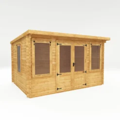 Mercia 4 X 3m 19mm Log Cabin (Installed)