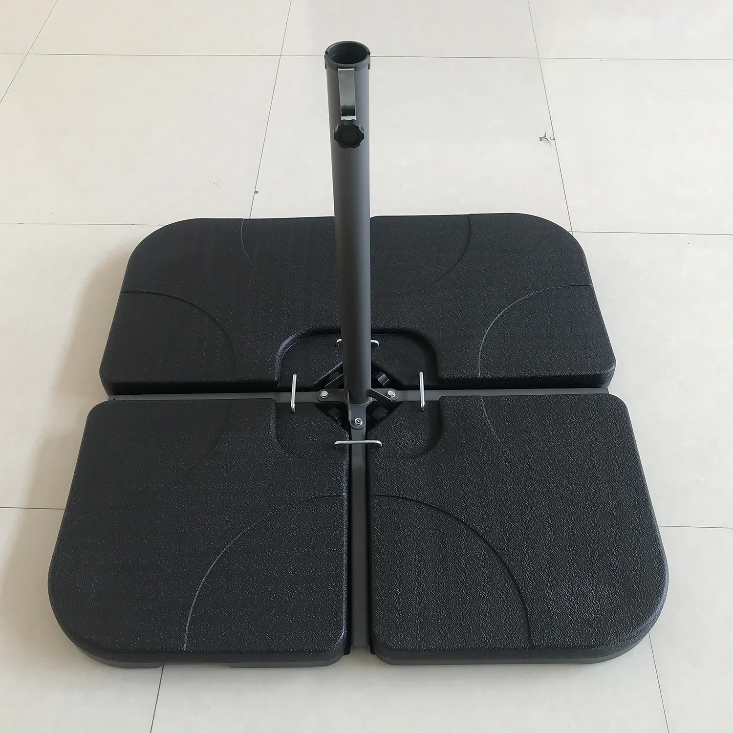 None 4 Piece Quarter Parasol Base - 60L