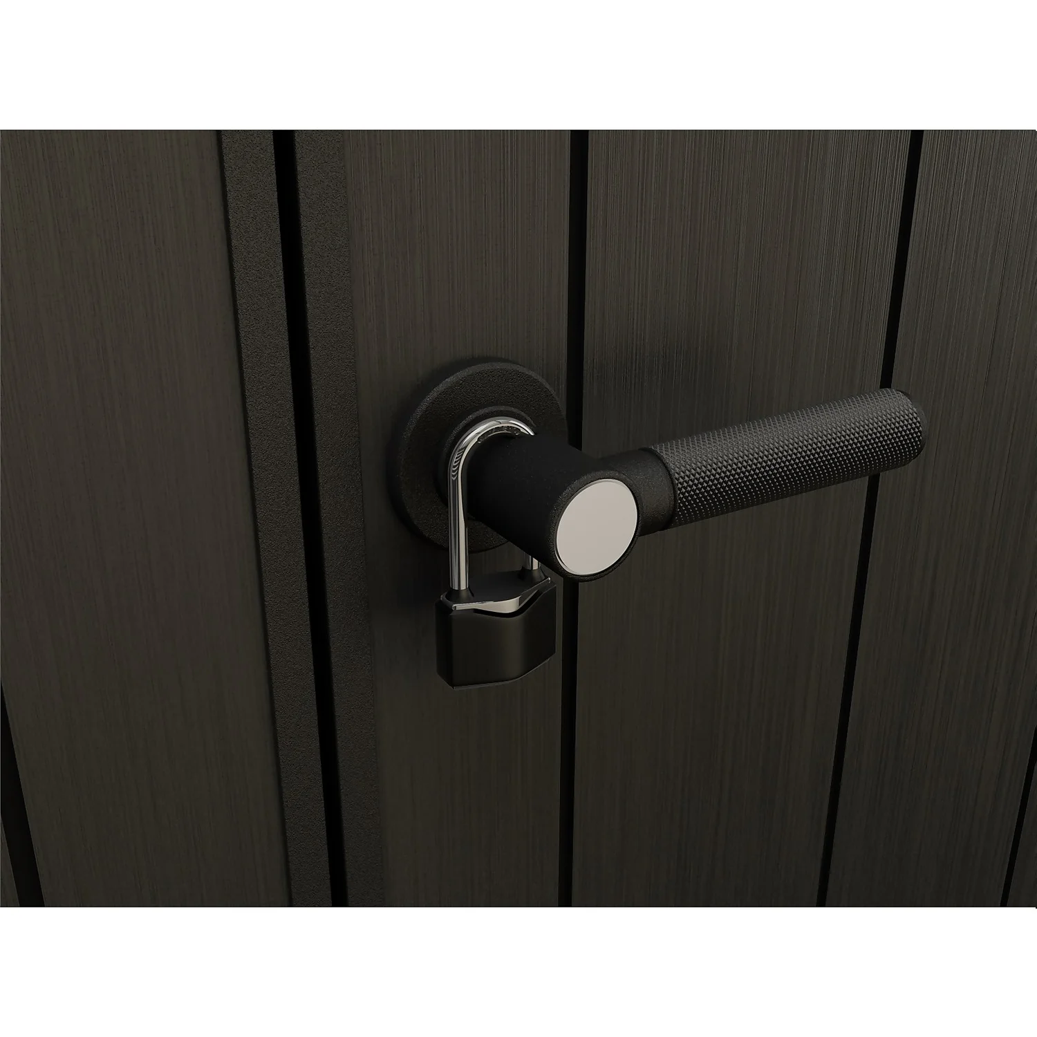 Keter Newton 7.5 X 7ft Outdoor Plastic Garden Storage Shed - Brown - Image 5