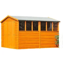 Shire 12 X 8ft Shed Overlap Double Door
